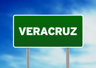 Green Road Sign - Veracruz
