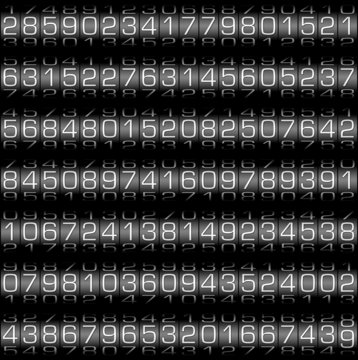 Numbers counter page