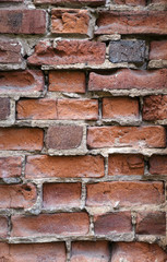 red brick wall