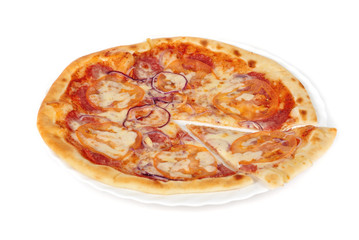 the pizza