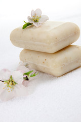 Almond soap spa set