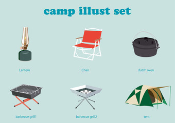 Campgoods Illustration material