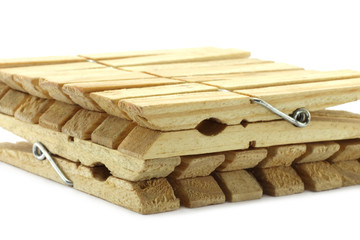 Pyramid of clothespins