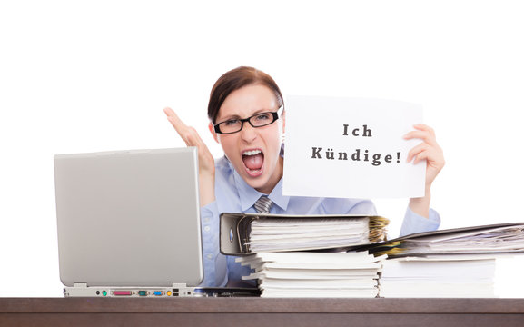 ich k&uuml;ndige