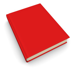 Book with a red cover