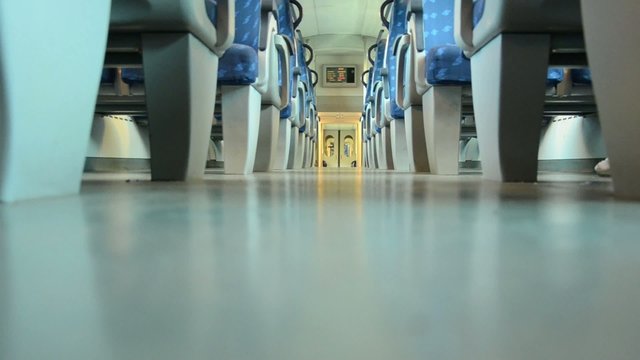 Interno carrozza ferroviaria