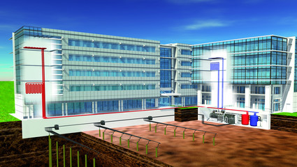 building geothermal © Stéphane Lefebvre