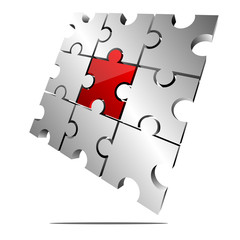 Fototapeta premium puzzle