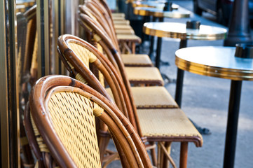 Street view of a Cafe terrace