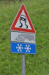 strada sdrucciolevole