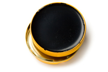 Shoe polish isolated on the white background
