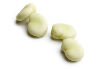 Beans isolated on white background