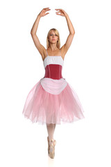 Naklejka premium Ballerina Dancing