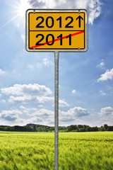 2012 Ortsschild