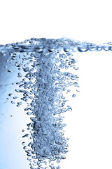 Fototapeta na wymiar bubbles and water