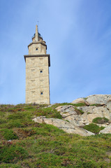 Fototapeta na wymiar Hercules Tower in Spain