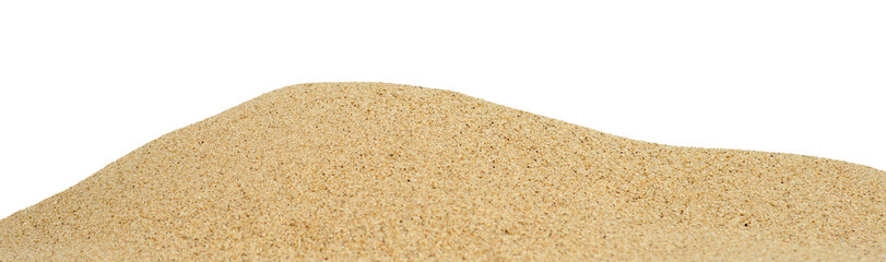Sand on white