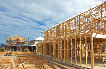 New home construction framing