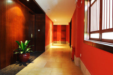 Hotel hallway