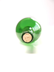 Green Bottle, selective focus
