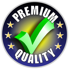 Premium Quality Button/Label - blue version
