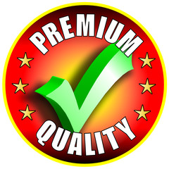 Premium Quality Button/Label - red version