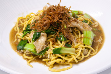 Wok fried Phuket egg noodles