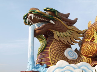 Big dragon at Suphanburi Thailand