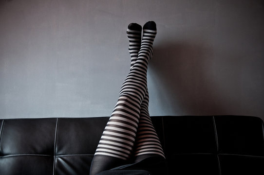 collants ray&eacute;s