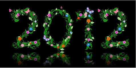 number of flowers per year 2012