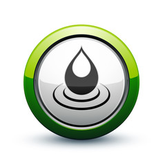Fototapeta premium icône goutte eau