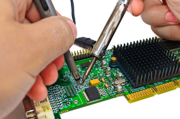 Repair and diagnostic electronics