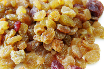 sultana on white background