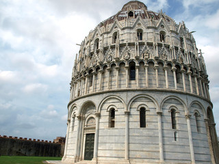 Pisa - Baptistry of St. John in the Piazza dei Miracoli