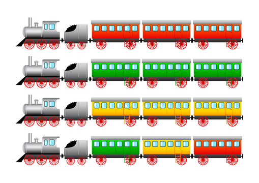 Collection of trains