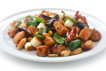 kung pao chicken, chinese food