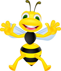 happy bee