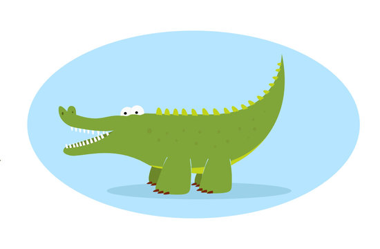green alligator character