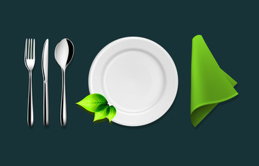 Vector Tableware Set