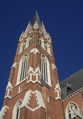 Tower of Gothic church