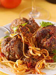 spaghetti and meatball dinner