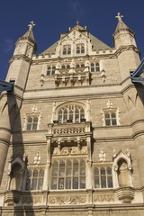 Tower Bridge. Historic bridge in London, England.