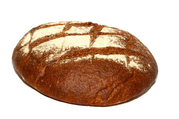 isolated bread on white background