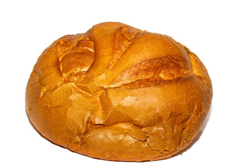 isolated bread on white background