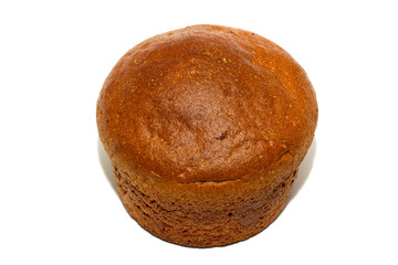 isolated bread on white background