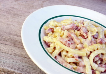 pâtes à la carbonara