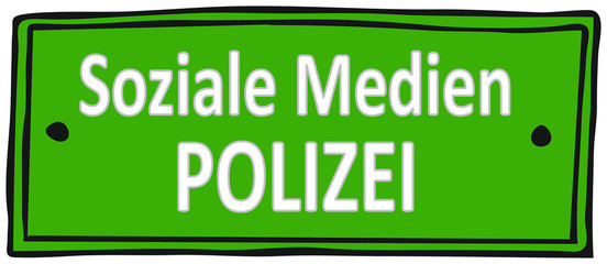 Soziale Medien, Polizeiüberwachung