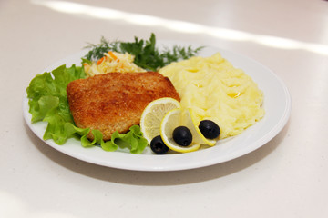 breaded pork chop