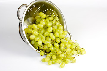 bunch of fresh grapes