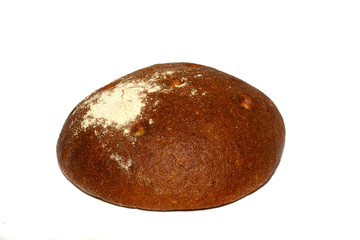 isolated bread on white background